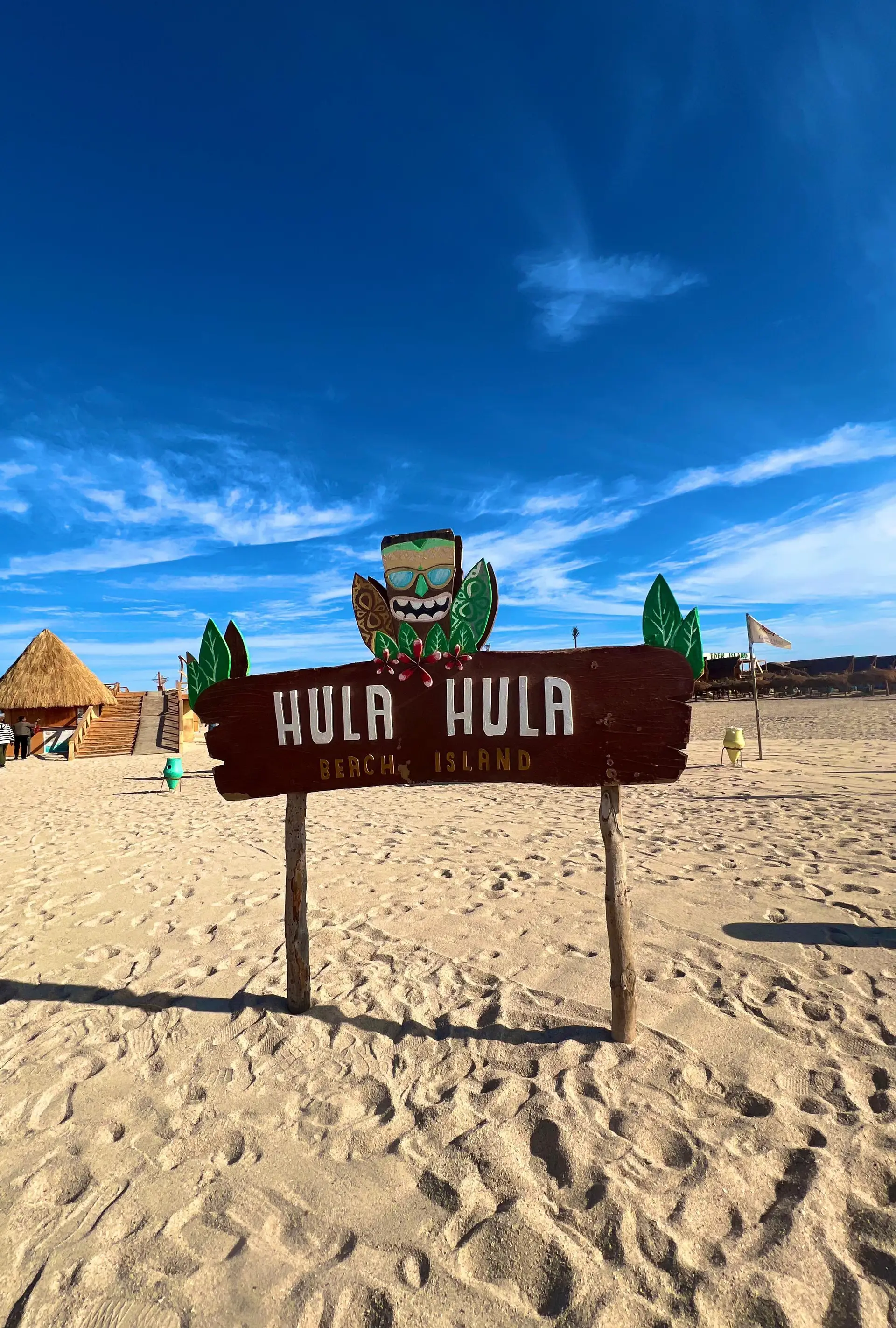 Sandbank der Hula Hula Insel im Roten Meer